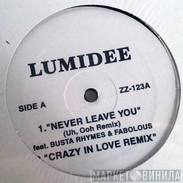 Lumidee, Notch - Never Leave You / Crazy In Love Remix