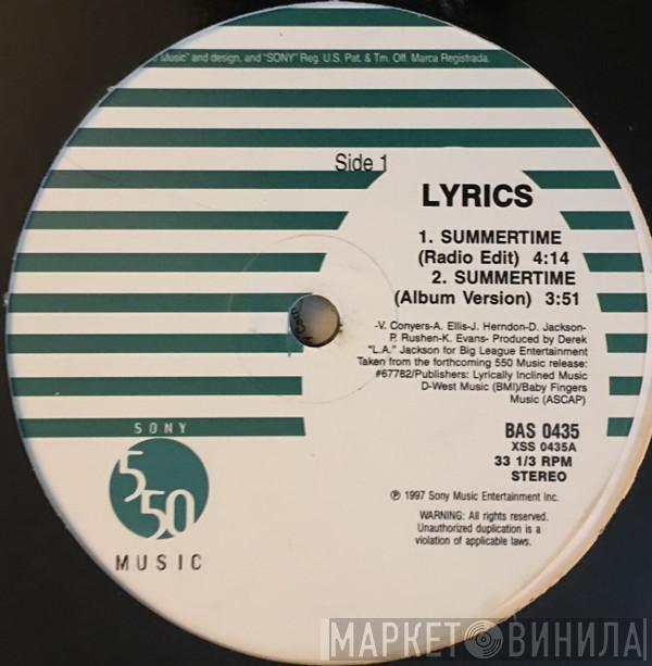 Lyrics  - Summertime