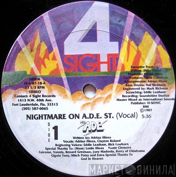 MC ADE - Nightmare On A.D.E. St.