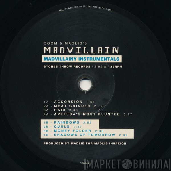 MF Doom, Madlib, Madvillain - Madvillainy Instrumentals