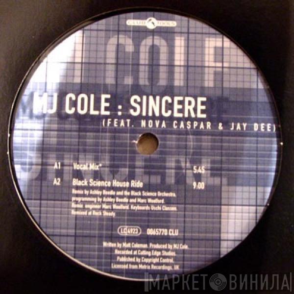  MJ Cole  - Sincere
