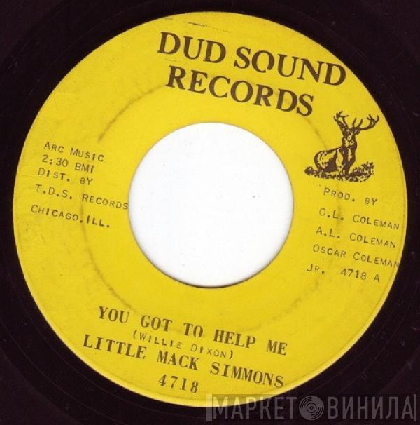 Mack Simmons - You Got To Help Me / Mother-In-Law Blues