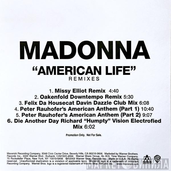 Madonna  - American Life Remixes