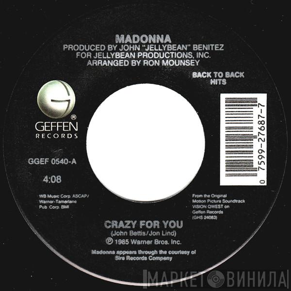 Madonna - Crazy For You / Gambler