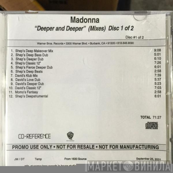  Madonna  - Deeper And Deeper (Mixes) Disc 1 Of 2