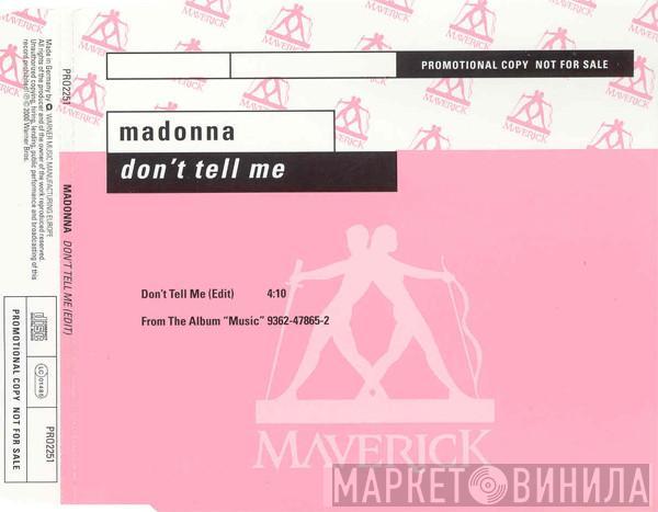 Madonna - Don't Tell Me