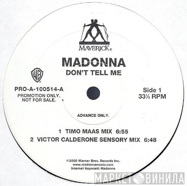  Madonna  - Don't Tell Me