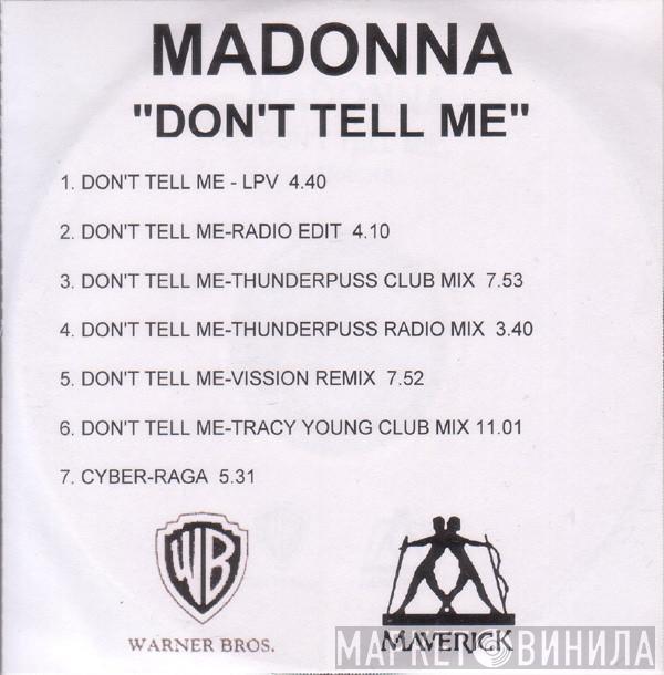 Madonna - Don't Tell Me