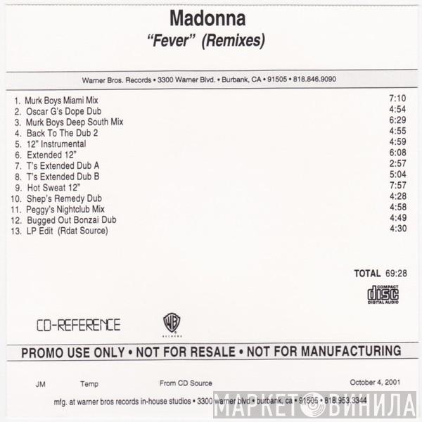  Madonna  - Fever (Remixes)