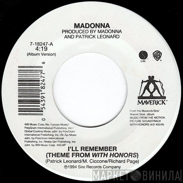  Madonna  - I'll Remember (Theme From With Honors)