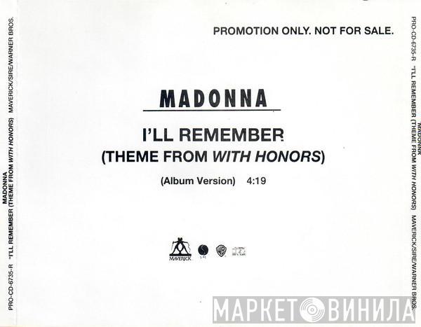  Madonna  - I'll Remember