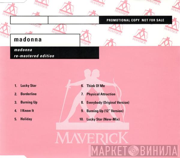  Madonna  - Madonna Re-Mastered Edition