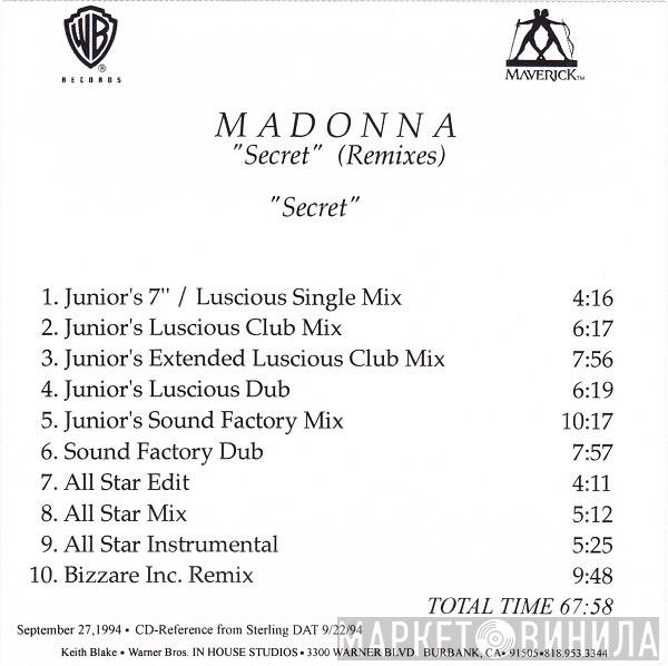  Madonna  - Secret (Remixes)