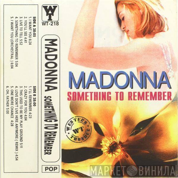  Madonna  - Something To Remember