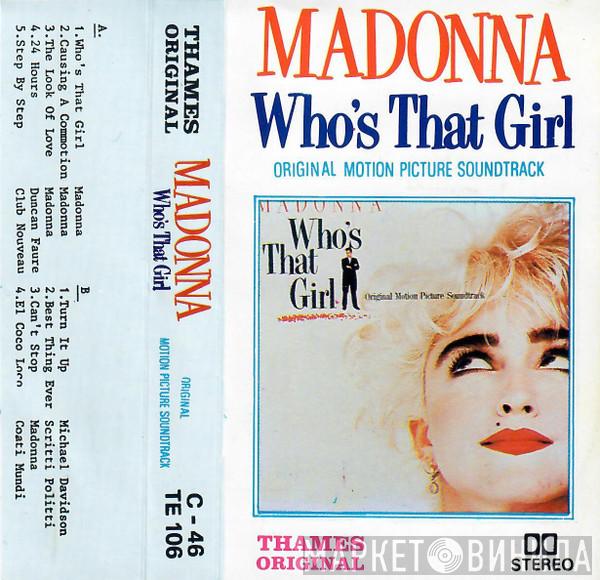  Madonna  - Who's That Girl (Original Motion Picture Soundtrack)