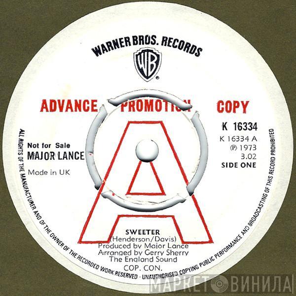 Major Lance - Sweeter / Wild And Free