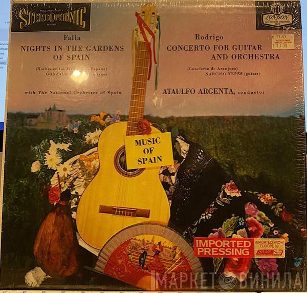 , Manuel De Falla , Gonzalo Soriano , Joaquín Rodrigo , Narciso Yepes , Orquesta Nacional De España  Ataúlfo Argenta  - Nights In The Gardens Of Spain · Concerto For Guitar And Orchestra