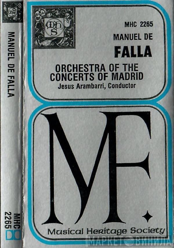 - Manuel De Falla , Orquesta De Conciertos De Madrid  Jesus Arambarri  - El Amor Brujo