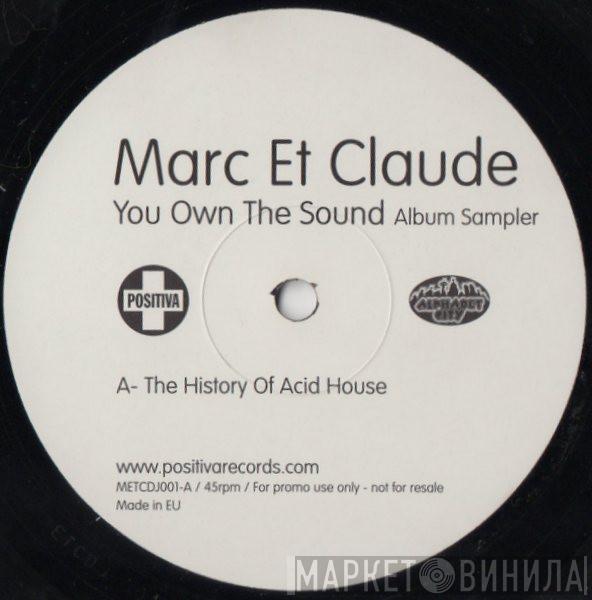 Marc Et Claude - You Own The Sound Album Sampler