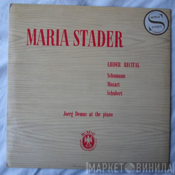 Maria Stader, Jörg Demus - Lieder Recital: Schumann, Mozart, Schubert
