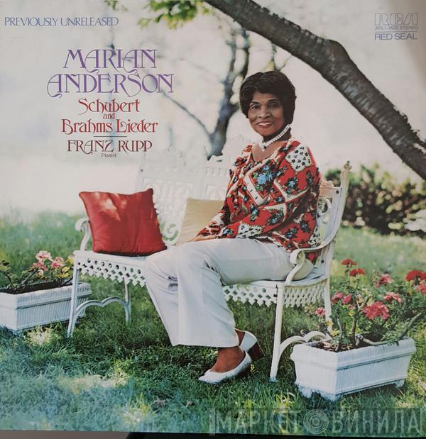 Marian Anderson, Franz Rupp - Schubert And Brahms Lieder