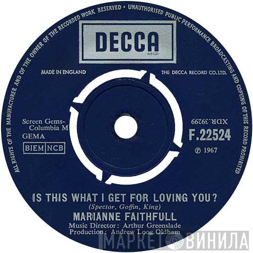 Marianne Faithfull - Is This What I Get For Loving You?