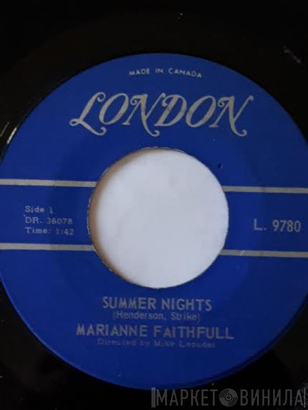  Marianne Faithfull  - Summer Nights