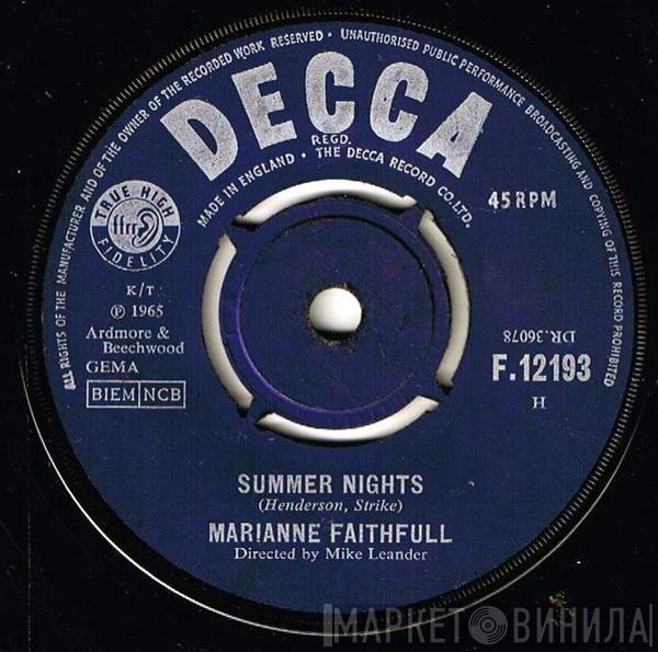 Marianne Faithfull - Summer Nights