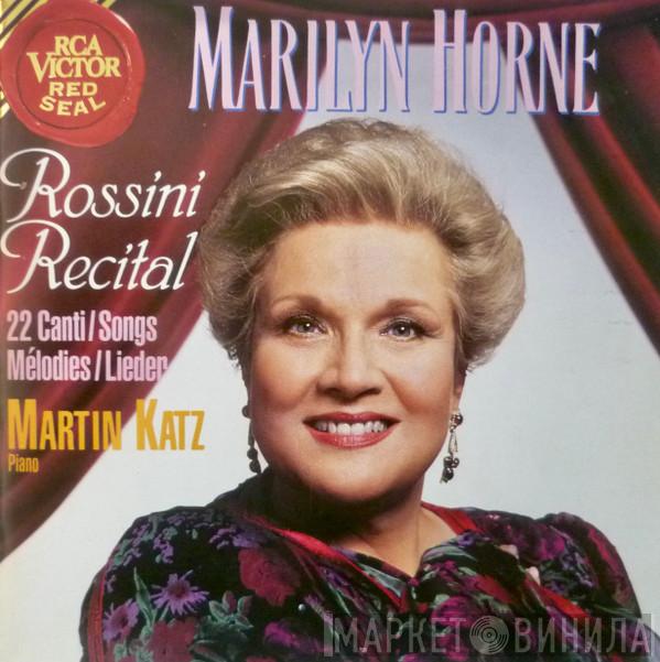 , Marilyn Horne , Giacomo Puccini  Martin Katz  - Rossini Recital 22 Canti = Songs = Mélodies = Lieder