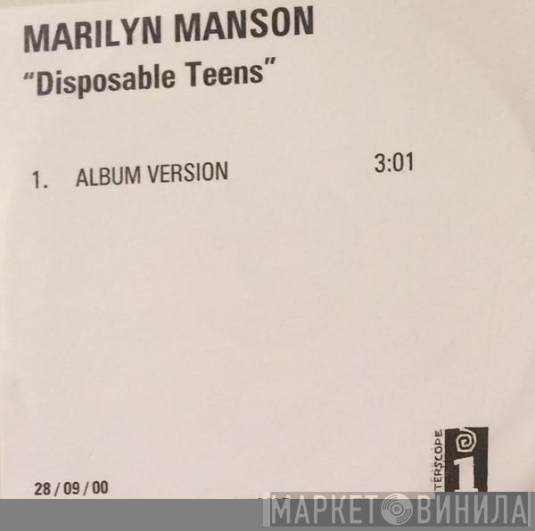  Marilyn Manson  - Disposable Teens