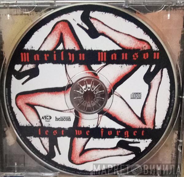  Marilyn Manson  - Lest We Forget (The Best Of)