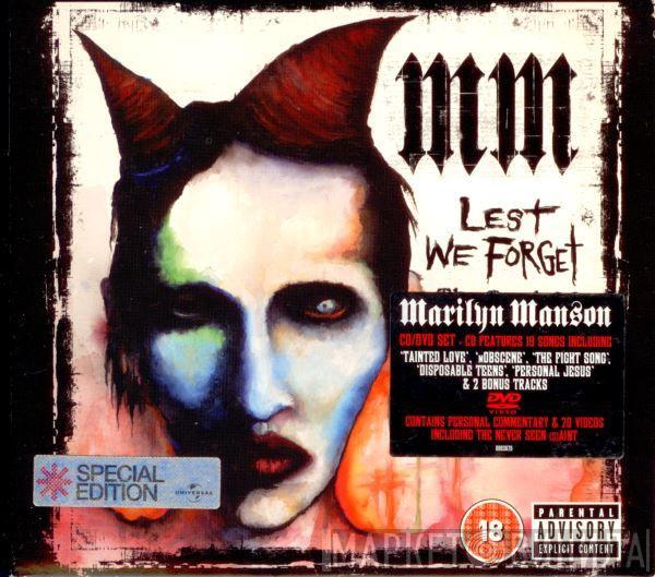 Marilyn Manson  - Lest We Forget - The Best Of