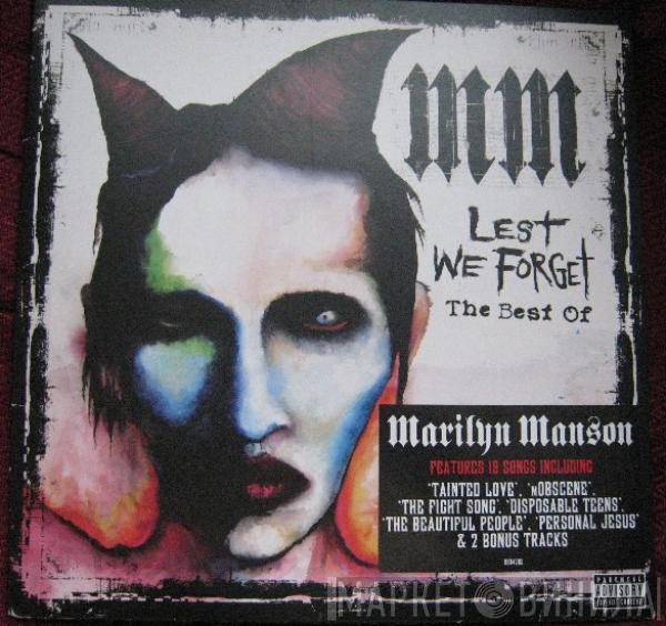  Marilyn Manson  - Lest We Forget - The Best Of