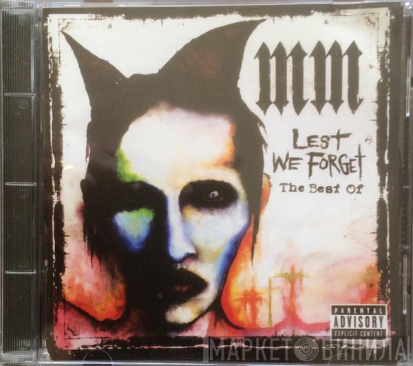  Marilyn Manson  - Lest We Forget - The Best Of