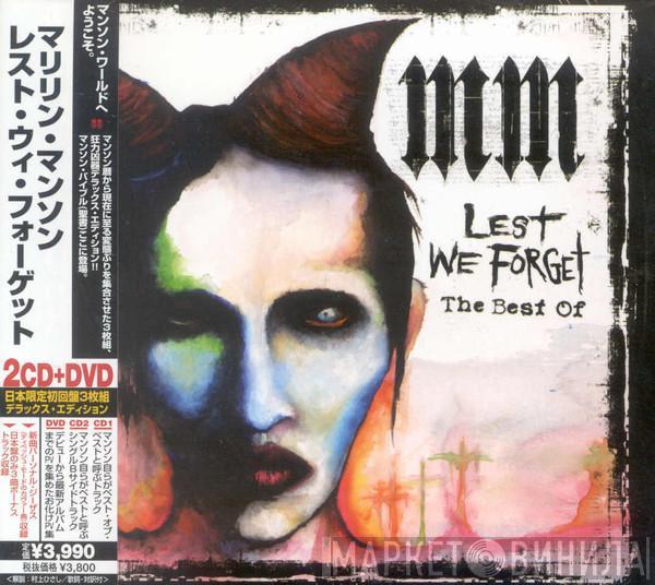  Marilyn Manson  - Lest We Forget - The Best Of