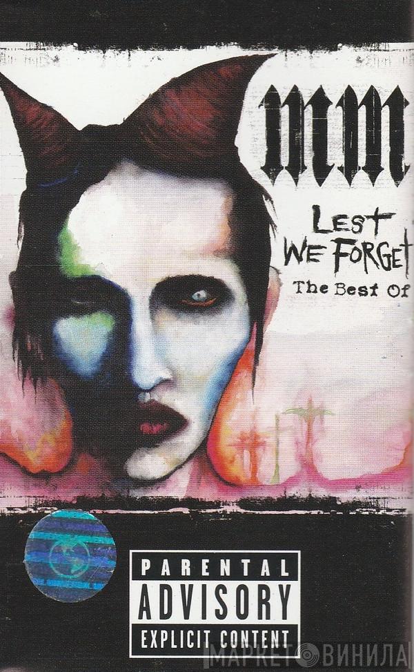  Marilyn Manson  - Lest We Forget - The Best Of