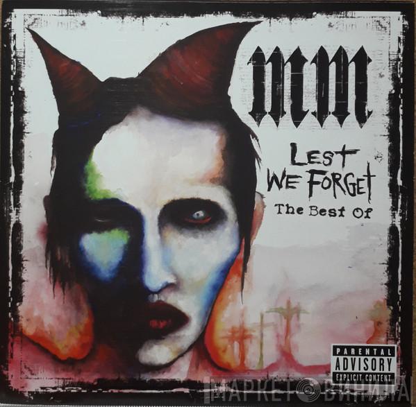  Marilyn Manson  - Lest We Forget - The Best Of