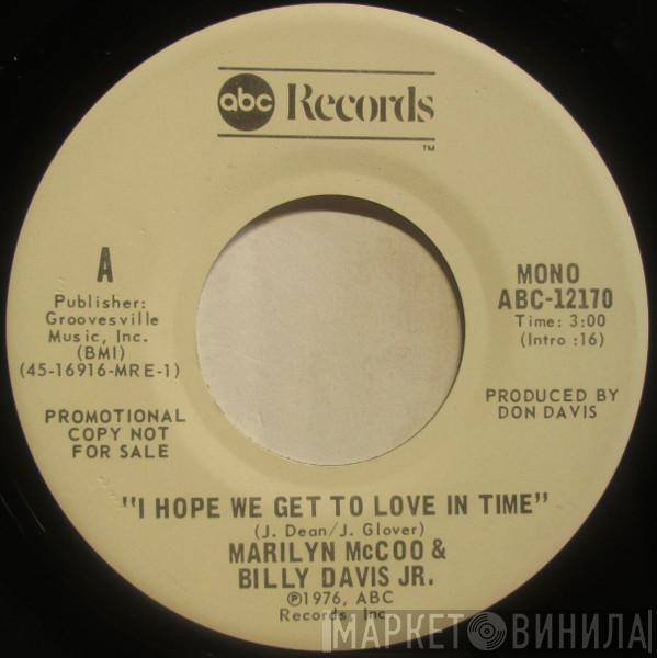 Marilyn McCoo & Billy Davis Jr. - I Hope We Get To Love In Time