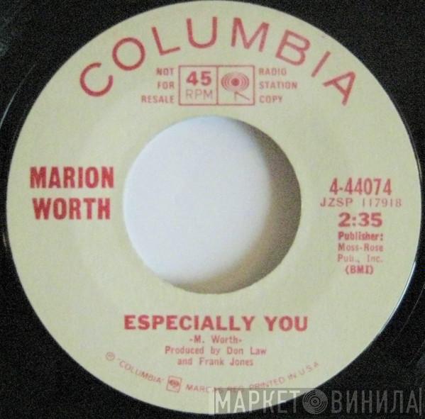  Marion Worth  - Especially You / Old Habits Are Hard To Break