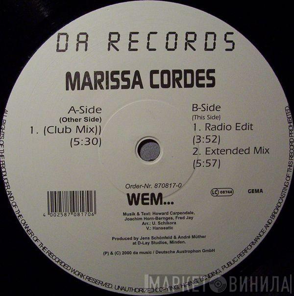 Marissa Cordes - Wem...