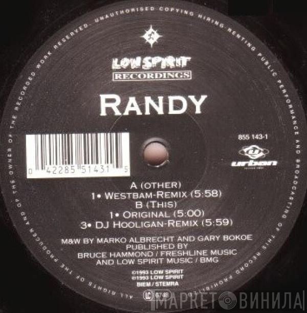  Mark 'Oh  - Randy (Never Stop That Feeling)