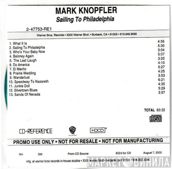  Mark Knopfler  - Sailing To Philadelphia