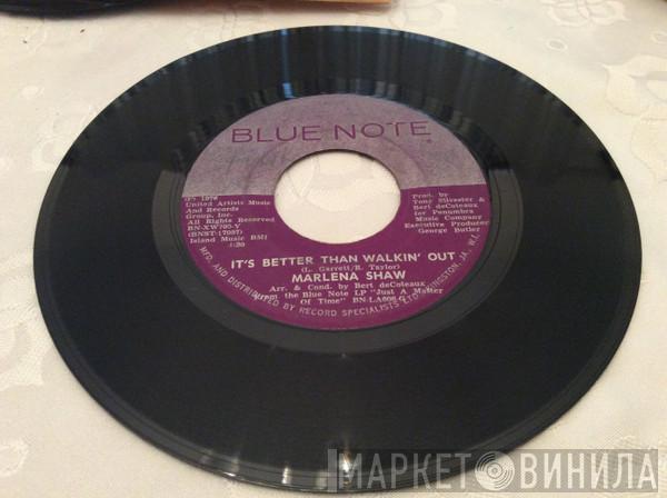  Marlena Shaw  - It's Better Than Walkin' Out / Be For Real