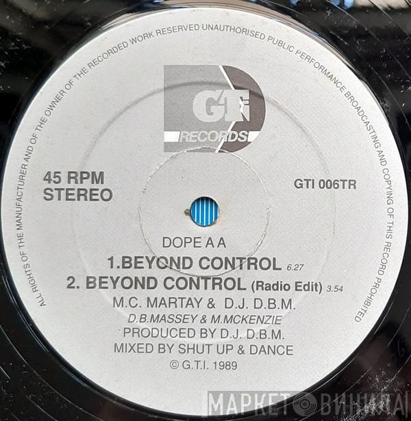 Martay 'n' DBM - Beyond Control