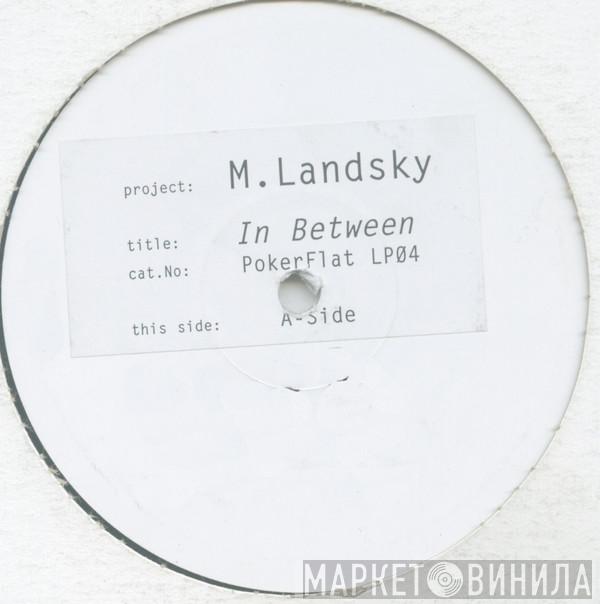 Martin Landsky - In Between