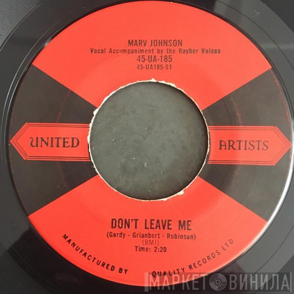  Marv Johnson  - Don't Leave Me