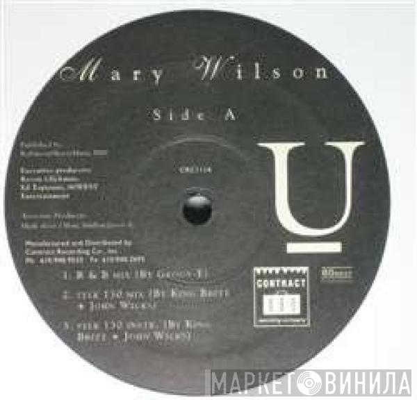 Mary Wilson - U ( U.S Mixes)