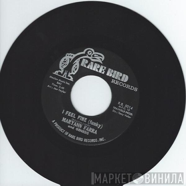 Maryann Farra, The Genesis  - I Feel Fine (Funky) / Resolution