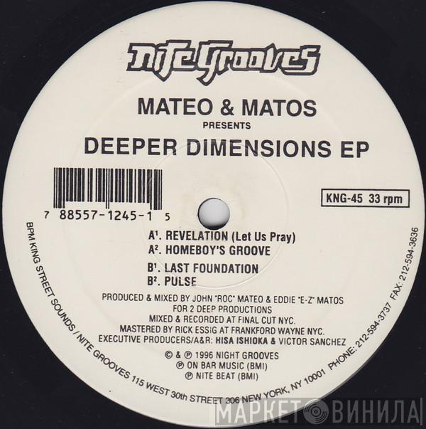 Mateo & Matos - Deeper Dimensions EP