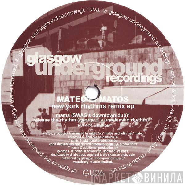 Mateo & Matos - New York Rhythms Remix EP